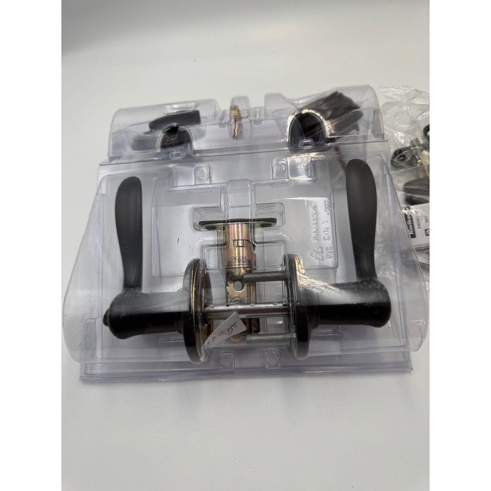 Kwikset Tustin Set Venetian Bronze SmartKey Keyed Entry Lever Deadbolt99910-041